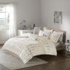 Intelligent Design Raina Metallic Printed Duvet Cover Set