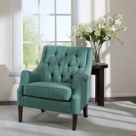 Madison Park Qwen Button Tufted Accent Chair