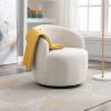 The LuxeSwivel Teddy Armchair