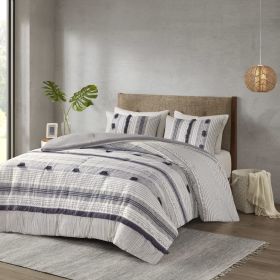 INK+IVY Cody Textured Stripe Comforter Set