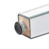 On-Trend Fashionable Modern Glass Mirrored Side Table
