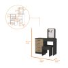 Stonington 4-Drawer Makeup Dressing Table with Stool