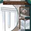 On-Trend Fashionable Modern Glass Mirrored Side Table