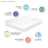 Plush Hypoallergenic Down Alternative Mattress Pad