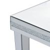 On-Trend Fashionable Modern Glass Mirrored Side Table