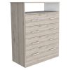 WUJU Modern Four Drawer Dresser