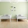 Versatile Metal Twin Over Twin Bunk Bed