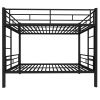 Versatile Twin Over Twin Metal Bunk Bed
