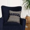 18 x 18 Handwoven Square Cotton Accent Throw Pillow