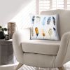 Contemporary Feather Print Accent Throw Pillows (Set of 2)