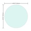ElegantGleam 36-Inch Round Tempered Glass Table Top