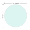 30-inch Round Tempered Glass Table Top