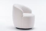 The LuxeSwivel Teddy Armchair