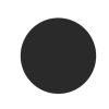 36 Inch Round Tempered Glass Table Top Black Glass 1/4" Thick Round Polished Edge