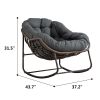 Outdoor Rattan Rocking Chair