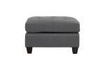 Gray Linen-Like Modular Sectional 9pc Set