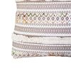 Handcrafted Square Jacquard Cotton Accent Throw Pillow