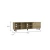 Harwich 5-Shelf TV Stand in Light Oak