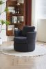 Sophisticate Swivel Haven: Reversible Barrel Chair