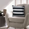Modern Square Cotton Accent Throw Pillows (Set of 2)