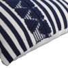 18 x 18 Handwoven Square Cotton Accent Throw Pillow