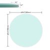 38.6" Round Tempered Glass Table Top