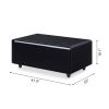 Smart Coffee Table with Built-In Refrigerator Drawers