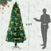 6.5ft Pre-Lit Fiber Optic Christmas Tree