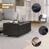 Smart Coffee Table with Built-In Refrigerator Drawers