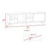 Harwich 5-Shelf TV Stand in Light Oak