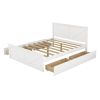 StoragePlus Queen Size Wooden Platform Bed