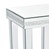 On-Trend Fashionable Modern Glass Mirrored Side Table