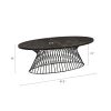 INK+IVY Mercer Oval Coffee Table