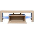 CRAZY ELF Modern LED Light TV Cabinet