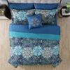 8-Piece Printed Reversible All-Season Complete Bed Set