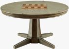 Transitional Multifunctional Game Table with Leatherette Top