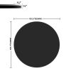 32" Inch Round Tempered Glass Table Top