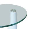 Water-Drop Shaped Small-Scale Coffee Tables/Side Tables (Set of 2)