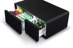 Smart Coffee Table with Built-In Refrigerator Drawers