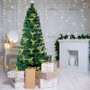 6.5ft Pre-Lit Fiber Optic Christmas Tree