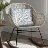 Tranquil Breeze Paisley Floral Throw Pillow Set
