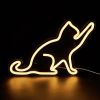 LED Neon Cat Night Light