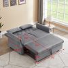 The OpulentEase VelvetConvert Loveseat