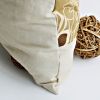 Onitiva [Nice day] Linen Stylish Patch Work Pillow Cushion Floor Cushion