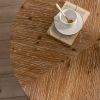 Round Splicing Wood Coffee Table