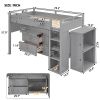 SpaceSaver Loft Bed with Desk and Storage