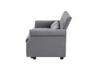 The OpulentEase VelvetConvert Loveseat