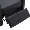 Wood-Framed PU Leather Recliner Chair
