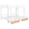 SpaceMax Full/Twin Triple Bunk Bed