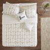 Intelligent Design Raina Metallic Printed Duvet Cover Set